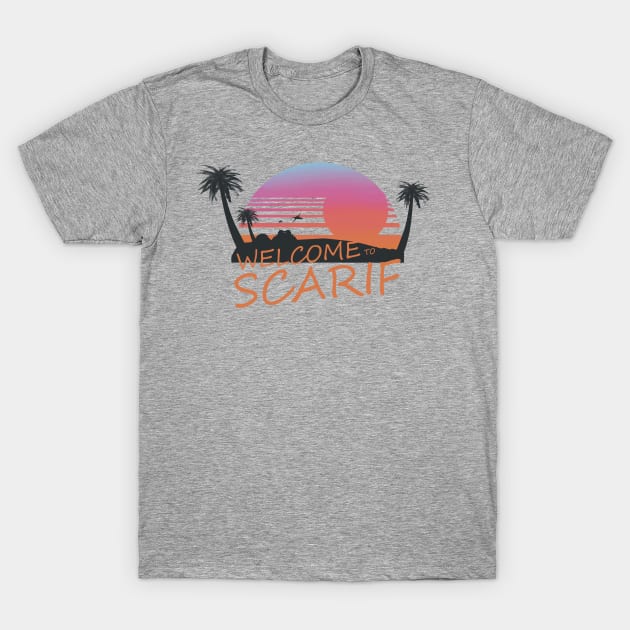 Welcome To Scarif T-Shirt by ThePipeDreamer